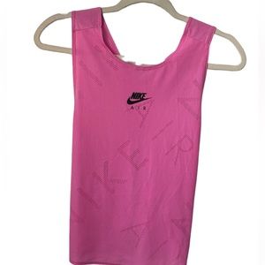 Nike Dri Fit Crop Pink Tank Top Size XS